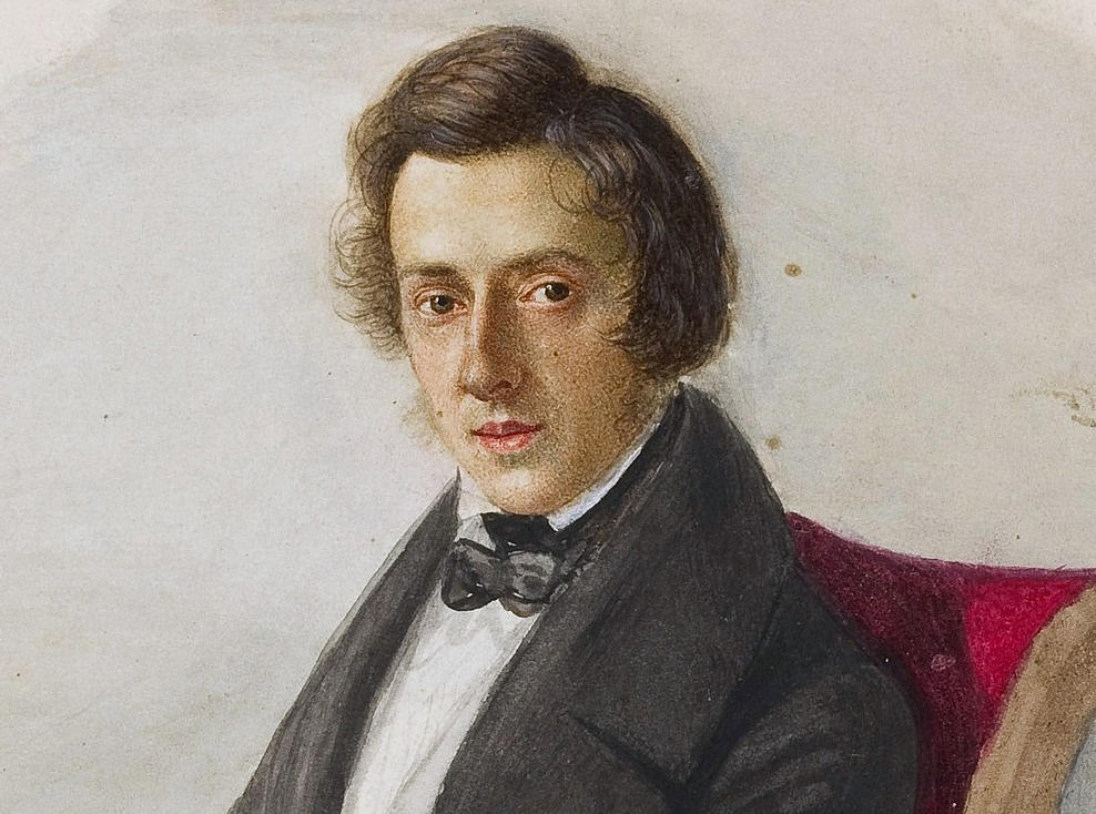 Painting of Frederic Chopin