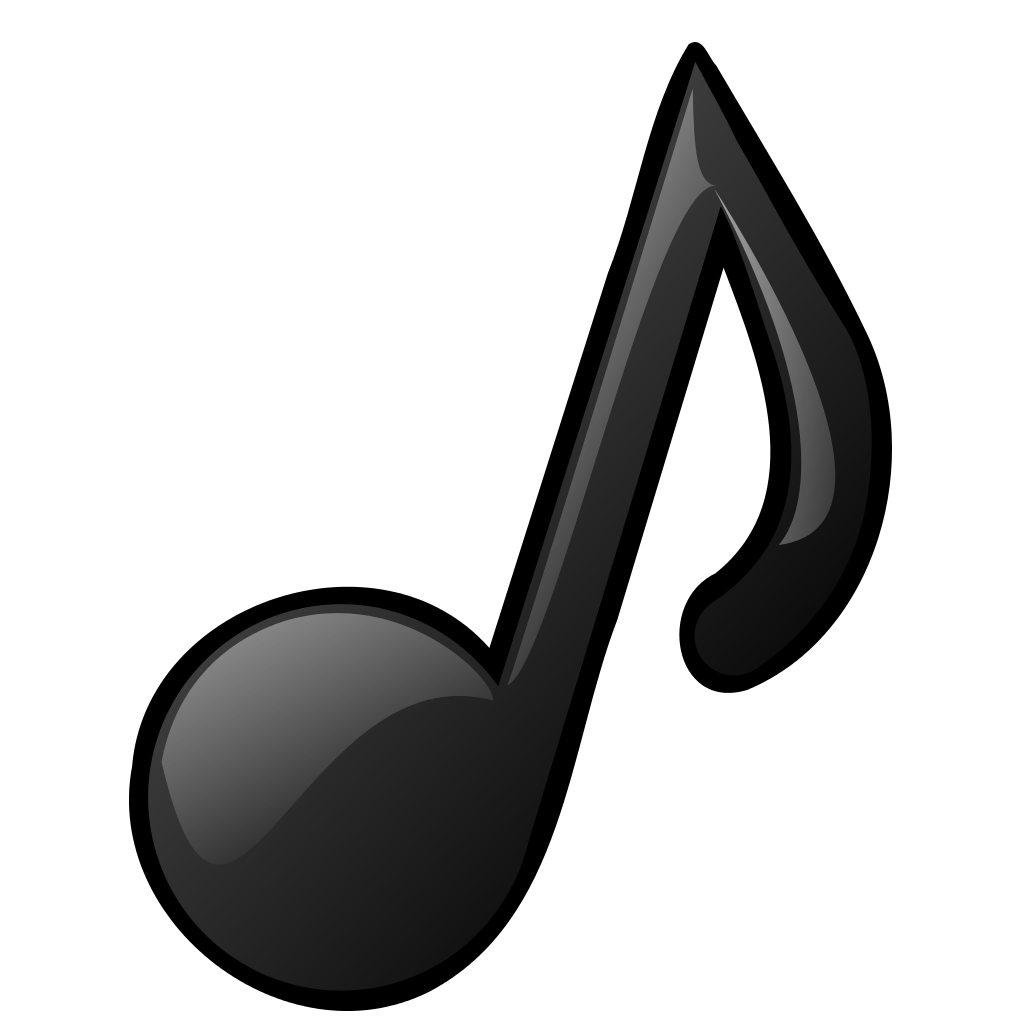 A musical note